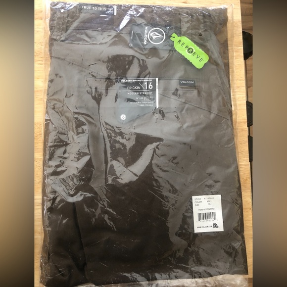 VOLCOM FRICKIN MODERN STRETCH PANTS - Picture 2 of 8